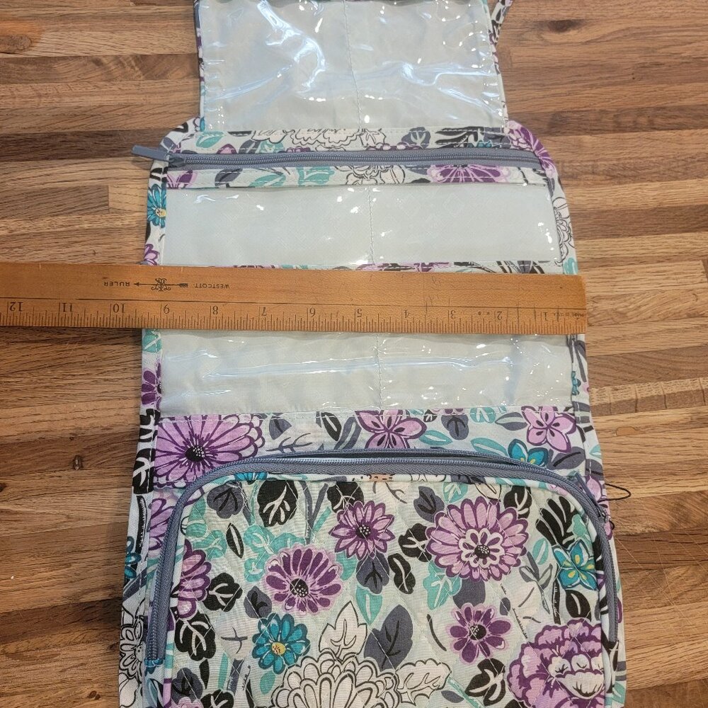 Vera Bradley Iconic Hanging Travel Organizer in the Penelope's Garden Pattern - Picture 3 of 11